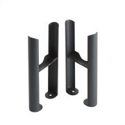 Milano Windsor - Anthracite Floor-Mounting Feet for Traditional 3 Column Windsor Radiators