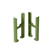 Milano Windsor - Floor-Mounting Feet for Traditional 3 Column Windsor Radiators - Choice of Green Finishes