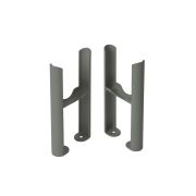 Milano Windsor - Floor-Mounting Feet for Traditional 3 Column Windsor Radiators - Choice of Grey Finishes