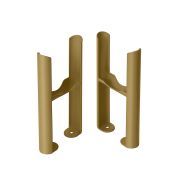 Milano Windsor - Natural Brass Floor-Mounting Feet for Traditional 3 Column Windsor Radiators