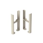Milano Windsor - Floor-Mounting Feet for Traditional 3 Column Windsor Radiators - Choice of Neutral Finishes