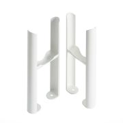 Milano Windsor - White Floor-Mounting Feet for Traditional 3 Column Windsor Radiators