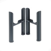 Milano Windsor - Anthracite Floor-Mounting Feet for Traditional 4 Column Windsor Radiators
