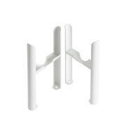 Milano Windsor - White Floor-Mounting Feet for Traditional 4 Column Windsor Radiators
