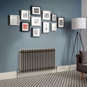 Milano Windsor - Lacquered Raw Metal Horizontal Traditional Column Radiator - 500mm x 1010mm (Triple Column)