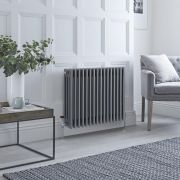 Milano Windsor - Anthracite Horizontal Traditional Four Column Radiator - Choice of Size