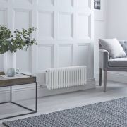 Milano Windsor - Traditional White Horizontal Triple Column Electric Radiator - with Choice of Size and Wi-Fi Thermostat
