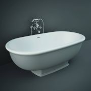 RAK Washington - Traditional Double-Ended Freestanding Bath - 1560mm x 810mm - Choice of finish