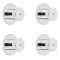 Milano Mirage - Modern Front Fix Pack of 4 Fine Mist Body Jets - Chrome