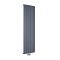 Milano Skye - Aluminium Anthracite Vertical Designer Radiator - 1600mm x 470mm (Single Panel)