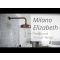 Milano Elizabeth - Chrome and White Traditional Thermostatic Shower with Diverter, Hand Shower and Shower Head (2 Outlet)