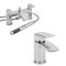 Milano Razor - Modern Basin with Bath Mixer Tap and Hand Shower Set - Chrome