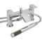 Milano Razor - Modern Basin with Bath Mixer Tap and Hand Shower Set - Chrome