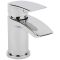 Milano Razor - Modern Basin and Matching Bath Filler Tap Set - Chrome
