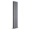 Milano Alpha - Anthracite Flat Panel Vertical Designer Radiator - 1780mm x 420mm (Double Panel)