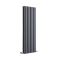 Milano Aruba - Anthracite Vertical Designer Radiator - 1400mm x 472mm (Double Panel)
