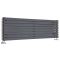 Milano Capri - Anthracite Flat Panel Horizontal Designer Radiator - 472mm x 1780mm (Double Panel)