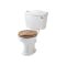 Milano Towneley - Traditional Shower Suite with Quadrant Enclosure, Close Coupled Toilet and Pedestal Basin