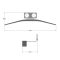 Lazzarini Way - Aluminium & Teak Easy-Install Magnetic Towel Hanger