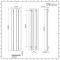 Milano Skye - Aluminium Anthracite Vertical Designer Radiator - 1600mm x 375mm (Single Panel)