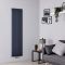 Milano Skye - Aluminium Anthracite Vertical Designer Radiator - 1600mm x 470mm (Single Panel)