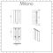 Milano Skye - Aluminium Anthracite Horizontal Designer Radiator - 600mm x 375mm (Single Panel)