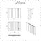 Milano Skye - Aluminium Anthracite Horizontal Designer Radiator - 600mm x 755mm (Single Panel)