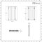 Milano Aruba Ayre - Aluminium Anthracite Horizontal Designer Radiator - 600mm x 410mm (Double Panel)