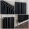 Milano Esme - Vertical Aluminium Traditional Radiator - 1800mm Tall - Choice of Finish and Size