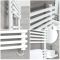 Milano x ECOSO Arno - Electric White Bar on Bar Heated Towel Rail - Choice of Size and Heating Element