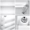 Milano Aruba - White Horizontal Designer Radiator - 590mm x 1600mm (Double Panel)