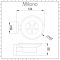 Milano Mirage - Modern Soap Dish - Chrome