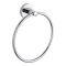 Milano Mirage - Modern Towel Ring - Chrome