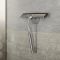 Milano Portland - Modern Shower Squeegee with Wall Hook - Chrome