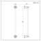 Milano Earlham - Art Deco 600mm Towel Rail - Choice of Finish