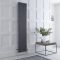 Milano Windsor - Anthracite Vertical Traditional Column Radiator - 1800mm x 380mm (Triple Column)