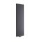 Milano Riso - Anthracite Vertical Designer Radiator - 1800mm x 500mm (Single Panel)