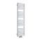 Milano Via - White Central Connection Bar on Bar Heated Towel Rail - 1520mm x 400mm