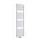 Milano Via - White Central Connection Bar on Bar Heated Towel Rail - 1823mm x 500mm