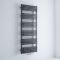 Milano Bow - Anthracite D-Bar Central Connection Heated Towel Rail - 1533mm x 600mm