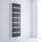 Milano Bow - Anthracite D-Bar Central Connection Heated Towel Rail - 1800mm x 500mm