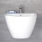 Milano Irwell - White Modern Wall Hung Basin - 530mm x 440mm (1 Tap-Hole)