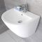 Milano Irwell - White Modern Wall Hung Basin - 530mm x 440mm (1 Tap-Hole)