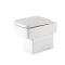 Milano Elswick - Modern Square Back to Wall Toilet with Soft Close Seat