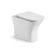 Milano Avenham - White Modern Back To Wall Toilet with Soft Close Seat
