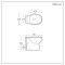 Milano Newby - White Modern Back To Wall Toilet with Soft Close Seat