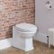 Milano Richmond - Traditional Back to Wall Toilet and White Seat - Choice of Finish