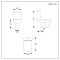 Milano Ballam - Modern S-Trap Close Coupled Toilet with Soft Close Seat - Choice of Flush Button Finish