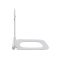 Milano Elswick - White Soft Close Quick Release Top Fix Toilet Seat