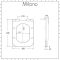 Milano Elswick - White Soft Close Quick Release Top Fix Toilet Seat